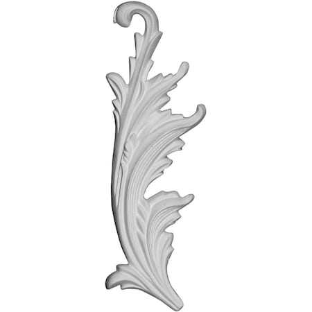 Ekena Millwork 3 1/8"W x 9 1/8"H x 7/8"P Robin Scroll Onlay, Left ONL03X09X01RB-L